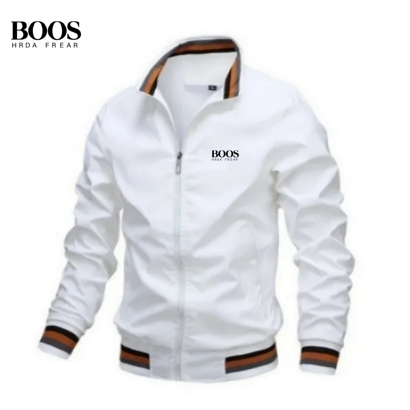 Autumn High-end Embroidered High-quality Zipper Jacket, Men's Luxurious and Fashionable Casual Outdoor Sports Baseball Top