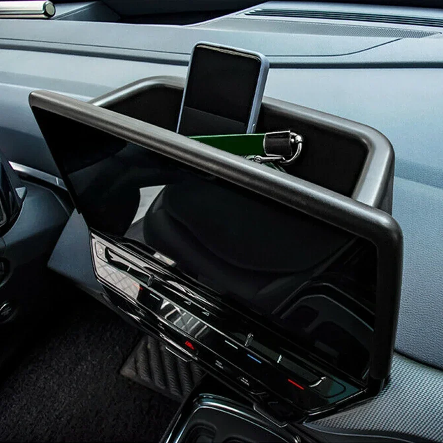 ل VW ID.4 CROZZ ID3 2021 - 2022 وحدة التحكم لوحة القيادة صندوق تخزين خلفي ABS المنظم توافدوا صينية لهواتف السيارات نظارات #6