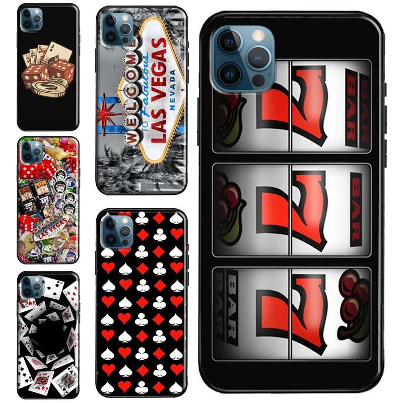 Las Vegas Casino Poker Case For Apple iPhone 11 12 14 Pro Max 13 mini SE 2020 X XR XS Max 7 8 Plus Phone Cover