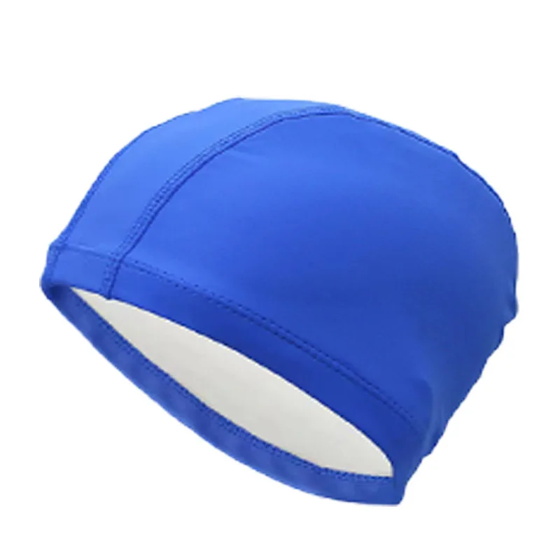 Summer Swimming Caps Quick-Drying Unisex Adult Breathable Large Non-Slip PU Solid Color Water Sports Waterproof Swim Diving Hat