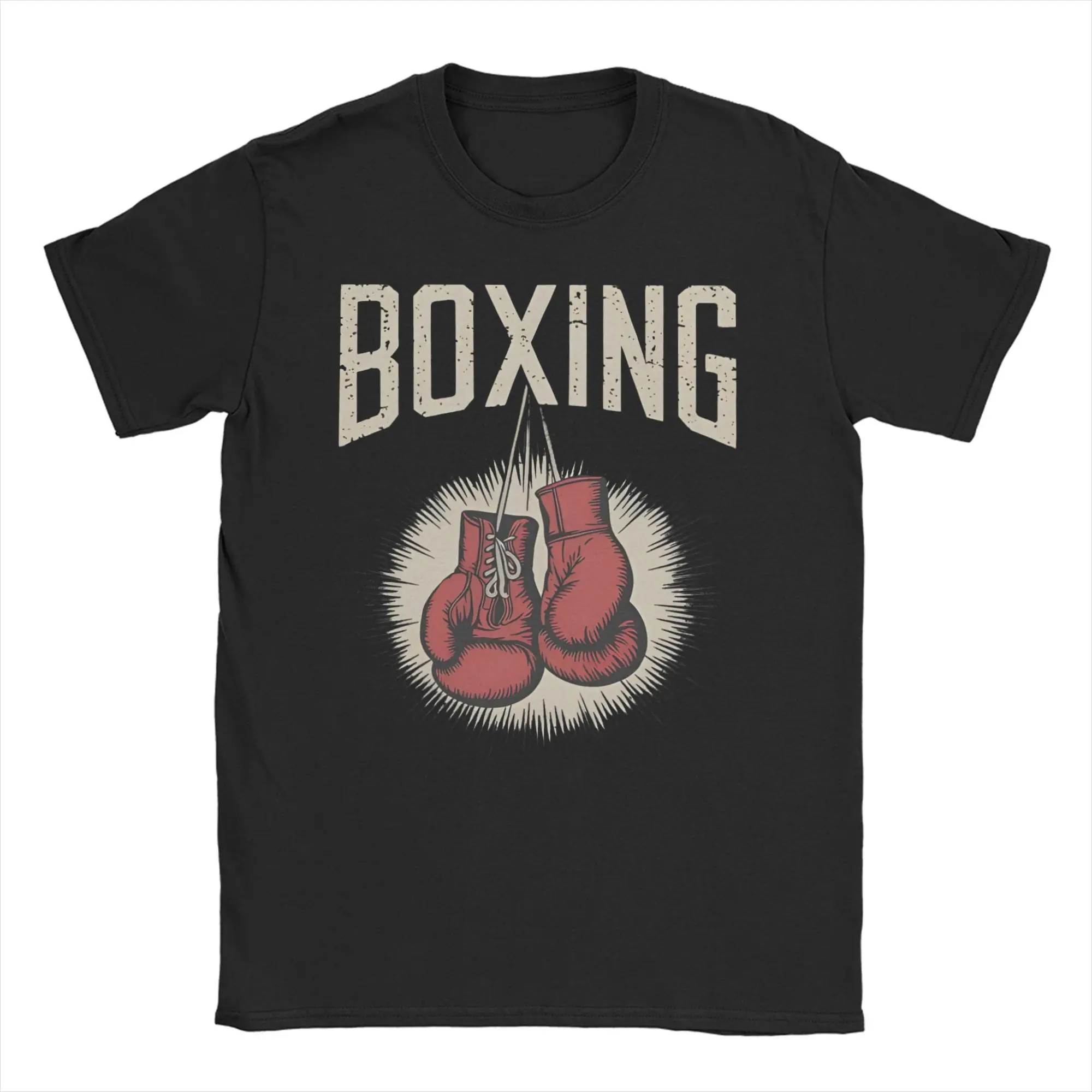 

Боксерские перчатки Boxer Merch Мужчины Женщины Футболки Хлопковая футболка Новое поступление Футболка Одежда
