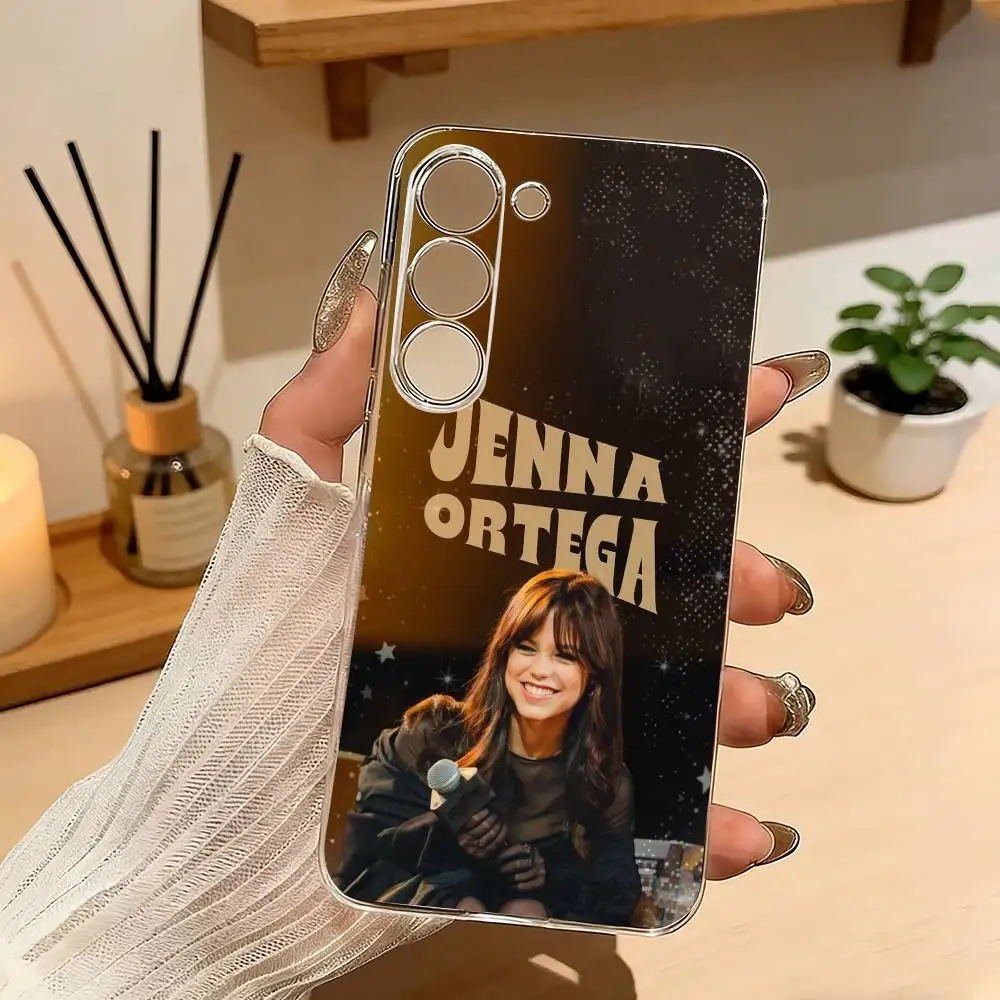 Lovely J-Jenna Ortega Actress Phone Case For Samsung A10 A12 A31 A40 A70 Transparent Cover