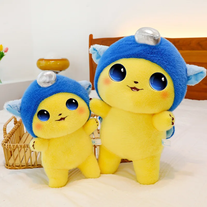 30cm Sanrio Kawaii Pochacco juguete de peluche Pochacco muñecos de peluche pajarita tirantes lindo cachorro juguete niños cumpleaños regalo de Navidad tamaño grande