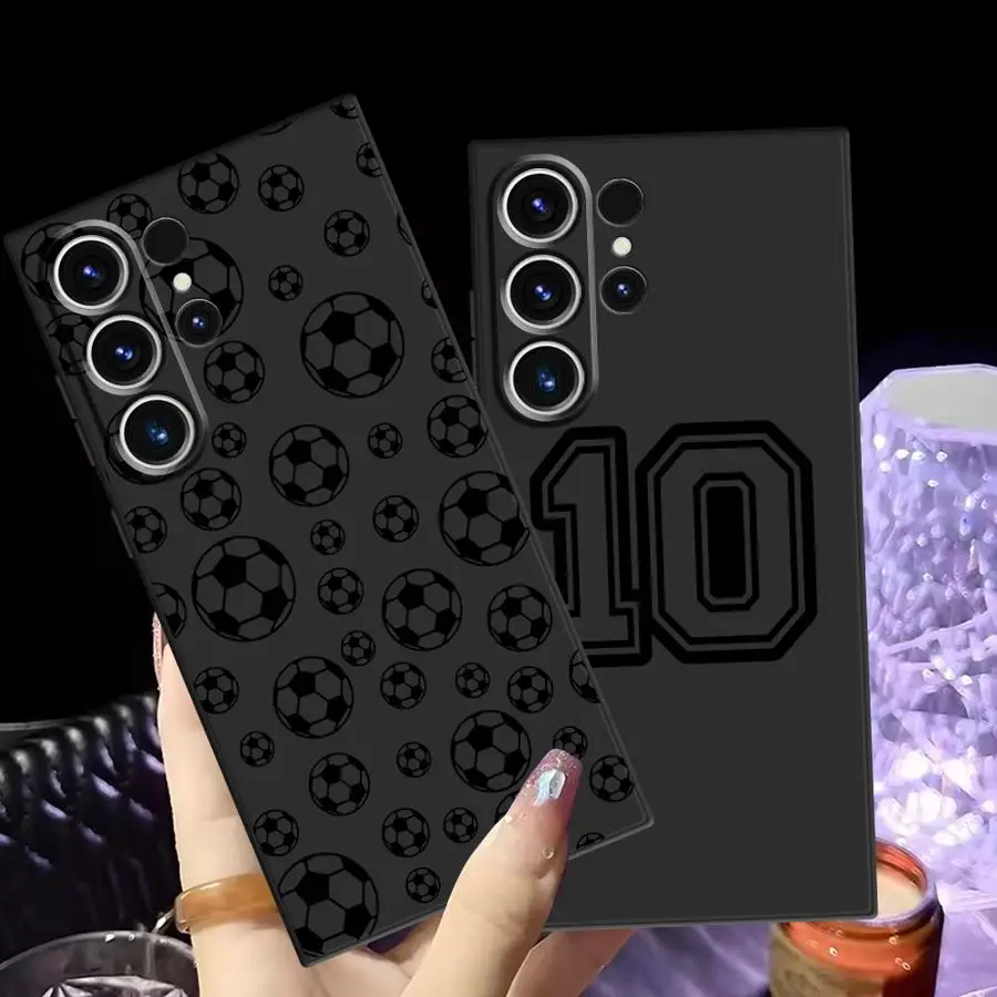 Funda con números de celebridades de baloncesto para Samsung Galaxy Note 8 20 Ultra S9 S8 9 10 Plus S10 funda de teléfono suave negra