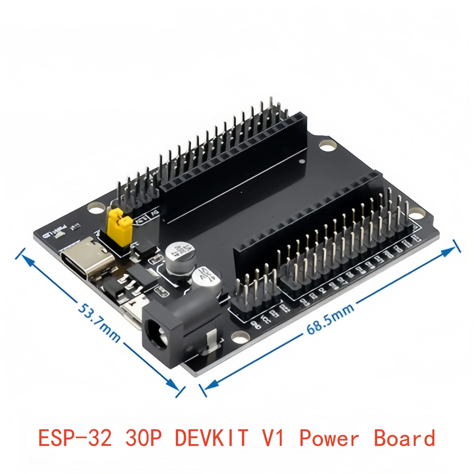 ESP-32 Entwicklungsboard WIFI+Bluetooth 2-in-1 Dual-Core-CPU Niedriger Stromverbrauch ESP32 ESP-32S 2,4 GHz – Detail 6