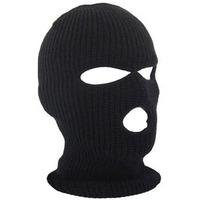 3 Holes Police Mask/Hood Color Black Police Swat Gign Raid Special Forces Airsoft Paintball Ski Snow Surf Bicycle Mask