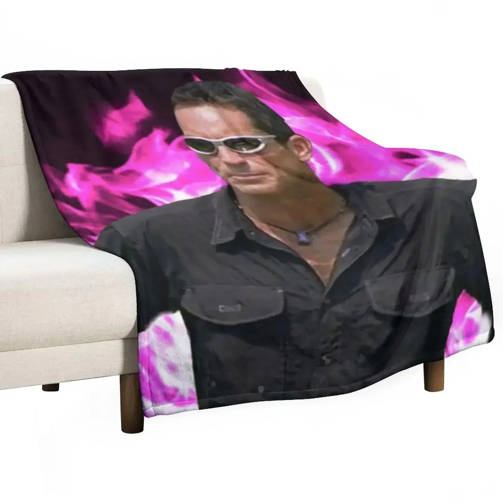 

Jeff Probst Throw Blanket Summer Cool Breathable Blanket for Sleeping