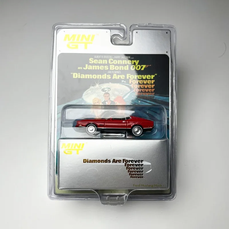 

В наличии 1:64 # Литая под давлением модель автомобиля из сплава из фильма 905 Ford Mustang 007, игрушка для мальчиков, коллекционное украшение для взрослых.