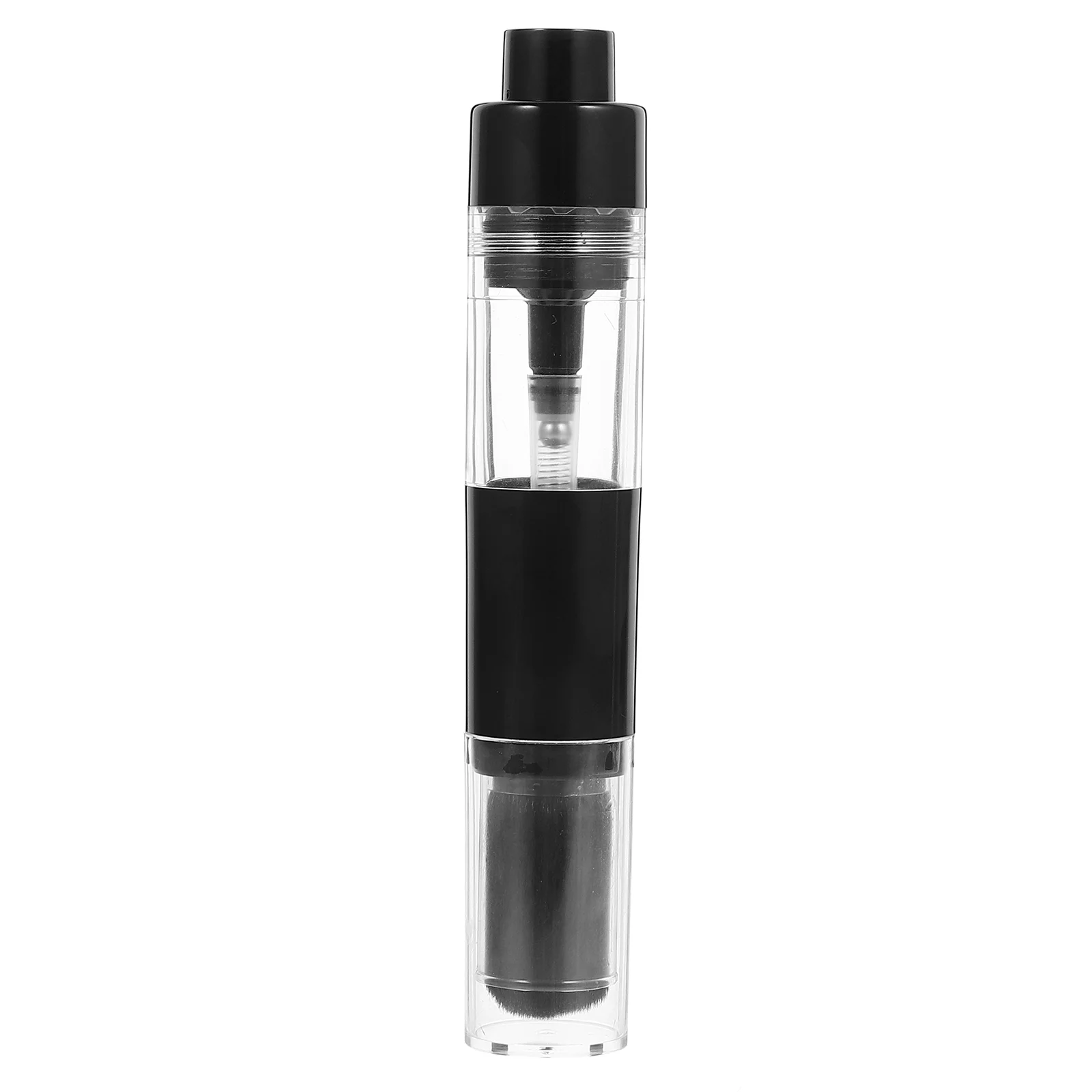 

Push-type Makeup Brush Packaging Bottle All-in-one Portable (button Black Fiber Hair PF-7) Nail Manicure Artificial