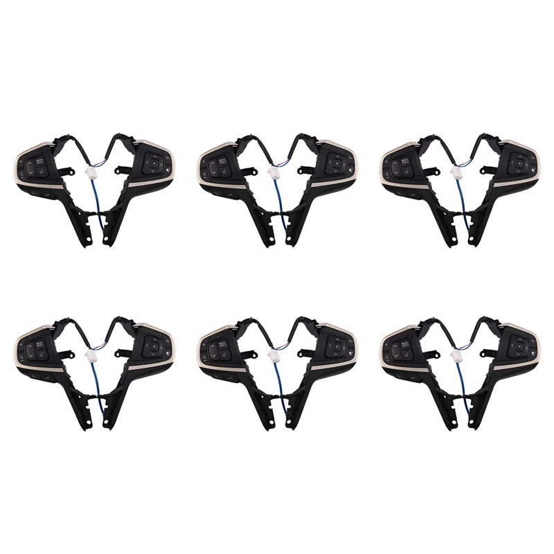 

6X Car Multi-Function Steering Wheel Cruise Control Buttons Switch For Toyota Innova 2015-2019