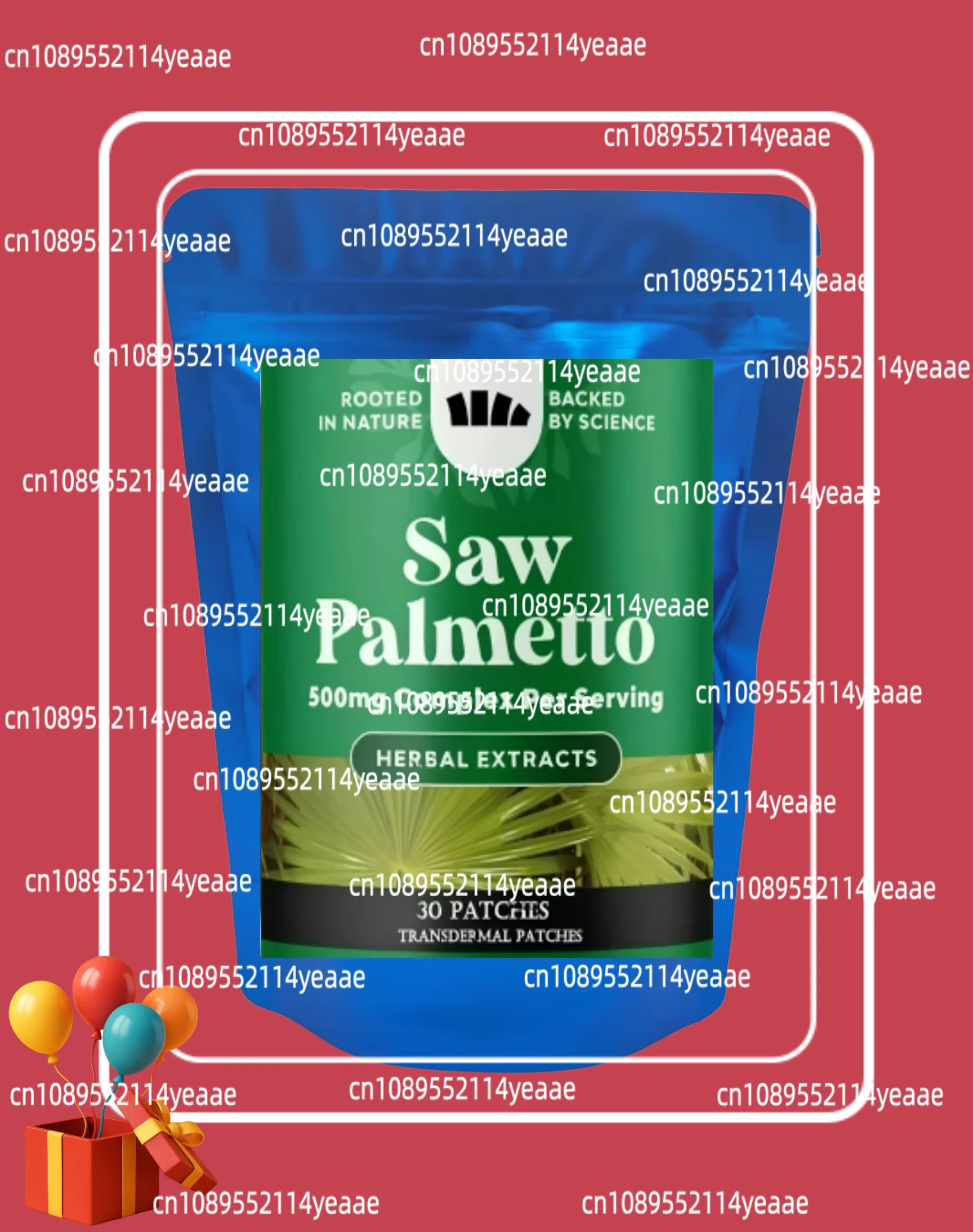 30 Patches Saw Palmetto Transdermal Patches Hair Growth Energy