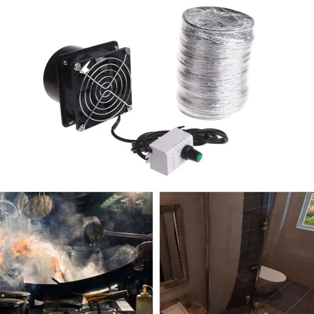 1set Fan With Tube USB Adjustable Speed Welding Fume Absorber Plastic Exhaust Fan Fume Duct Extractor Household Parts