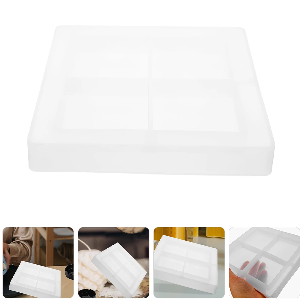 

2 Pcs Handmade Silicone Mold Diy Making Supply Creative Ashtray Casting Crystal Epoxy White