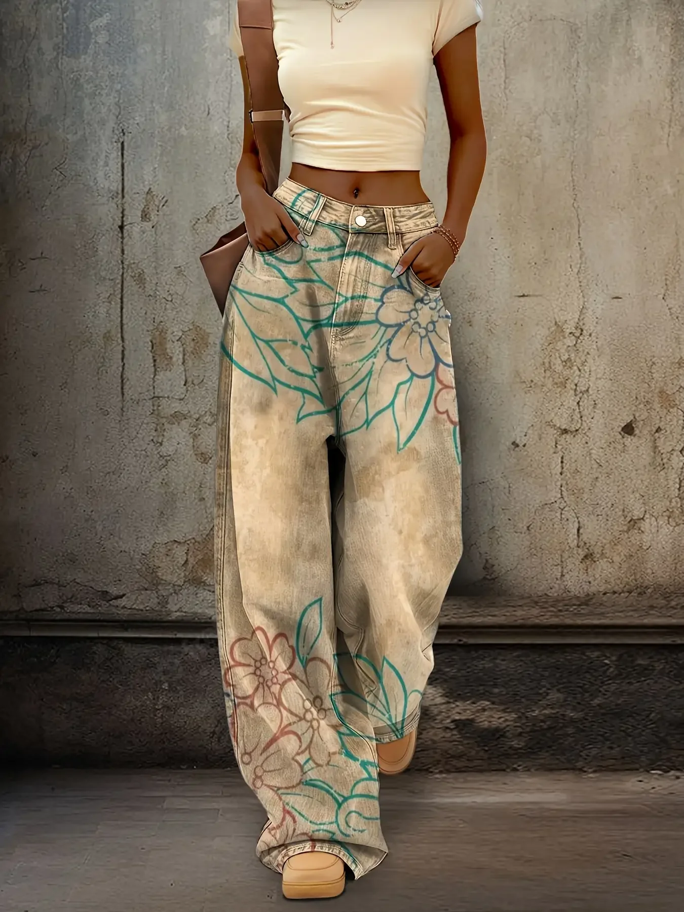 Women's slim fit wide leg flared pants,  Silver glitter and black stripes are super cool