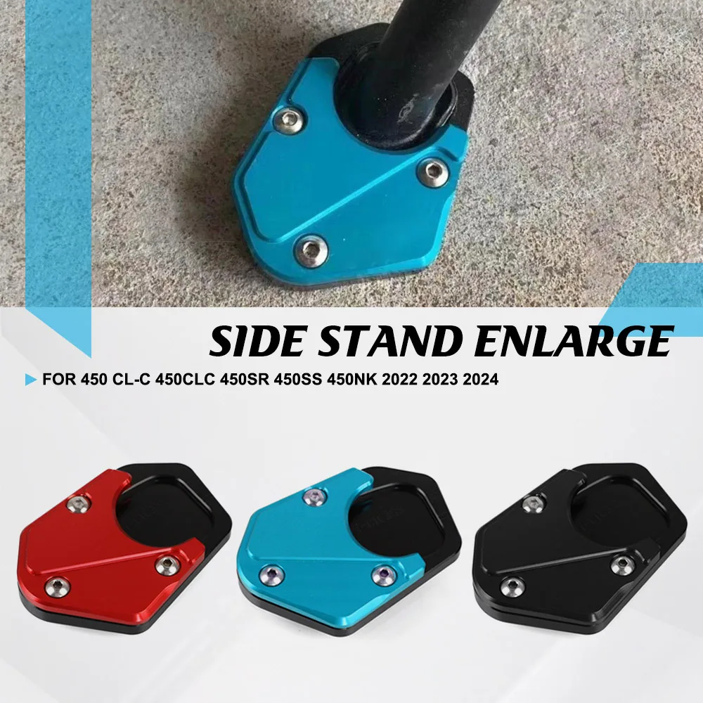 

FOR CFMOTO 450 CL-C 450CLC 450SR 450SS 450NK 2022 2023 2024 Side Stand Enlarger Sled Sidestand Kickstand Foot Pads 450 SR SS NK