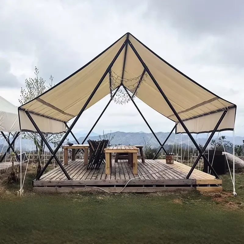 Hotel Tent Outdoor Restaurant Picnic Camping PVC Waterproof Modern Canopy Shelter Awning