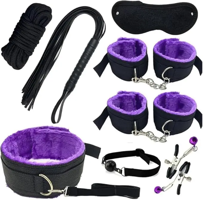 

Bed Restraints Sex Adult Bondaged Kit for Couples King Bed Straps for Couples Sex Resistant Ties Up Legs Arms Soft Sexy