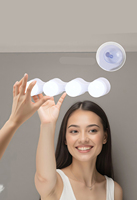 ✨LED Vanity Mirror Light, Bathroom Makeup Lamp ✨Suction Cup Portable, USB Streamer Light, Cosmetic Lamp for Bedroom Dressing