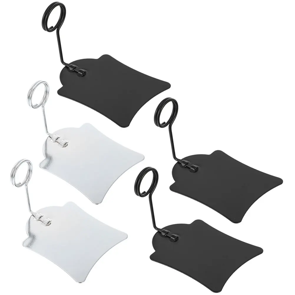 5Pcs Price Tag Holders Metal Price Label Clips for Shops Trade Shows Restaurants Merchandise Sign Display Retail Sign Holder