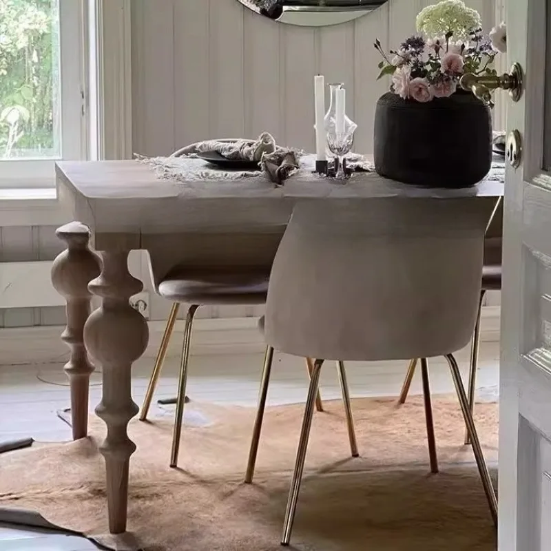 White Wooden Dining Tables Italian Japanese Center Modern Dining Tables Luxury Room Mesas De Restaurante Dining Tables Sets