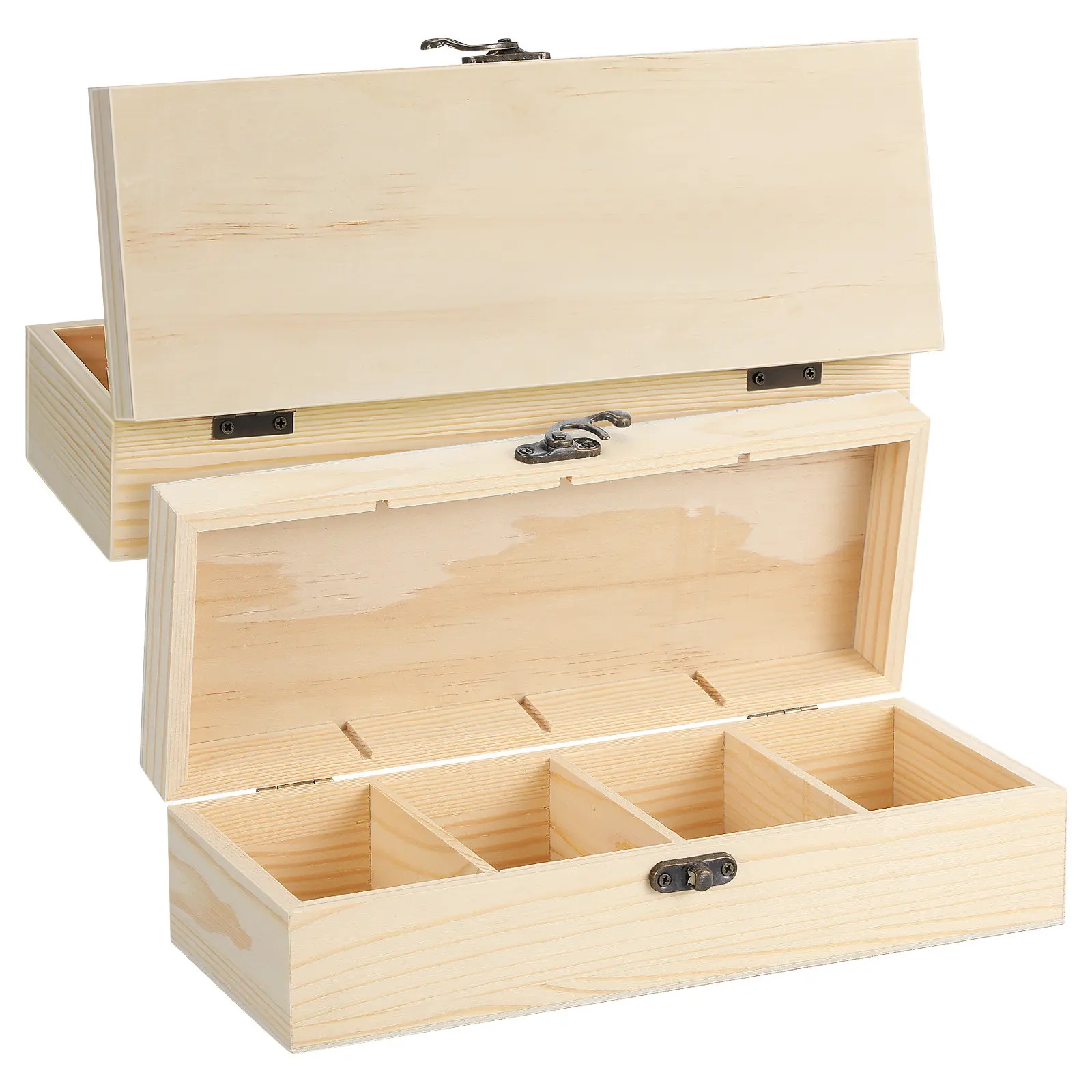 2-pezzi-scatola-in-legno-di-pino-liscio-a-4-scomparti-organizzatore-rustico-per-artigianato-fai-da-te-esposizione-di-gioielli-blocchi-note-schede-ricette-schede-indice