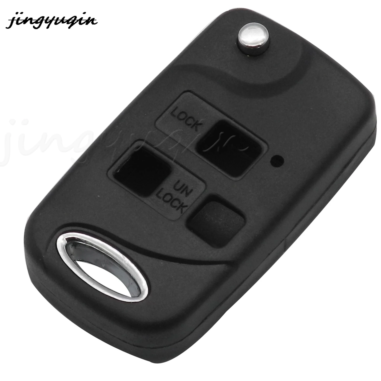 jingyuqin 10pcs/lot 3 Buttons Replacement Remote Car Key Shell Case Fob For Lexus Es Rx Is Lx Gs IS200 RX300 ES300 LS400 GX460