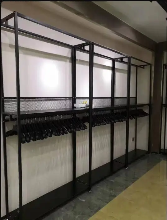 

Floor-standing women's clothing store special shelves display cabinets clothes shelves