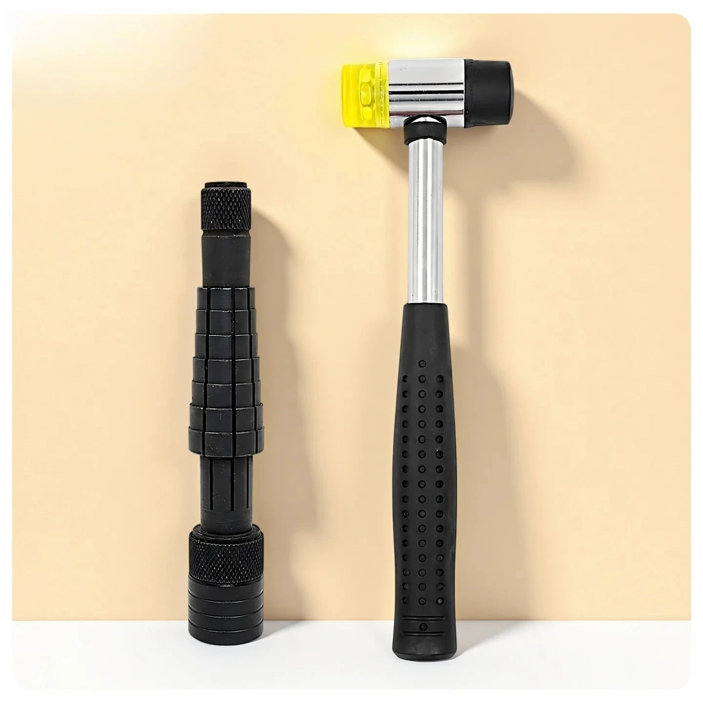 Jewelry Ring Sizing Tool Set Ring Enlarger Reducer Double Head Rubber Mallet DIY Goldsmith Hand Craft Jewelry Repair Tool