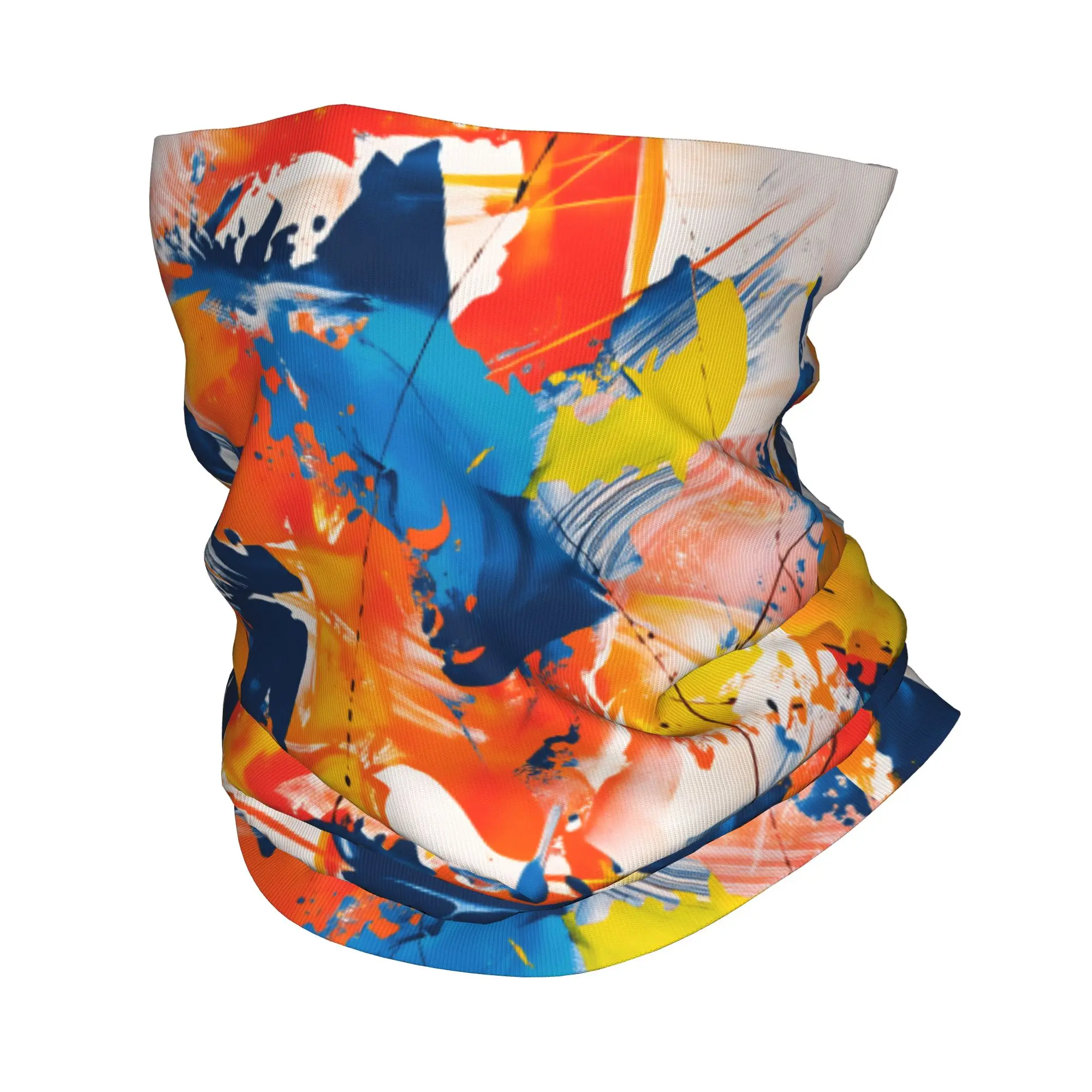 

Балаклава с рисунком маслом, тактическая маска для походов и кемпинга, унисекс, стильная, с защитой от УФ-излучения, велосипедная маска, мягкие мотоциклетные шарфы