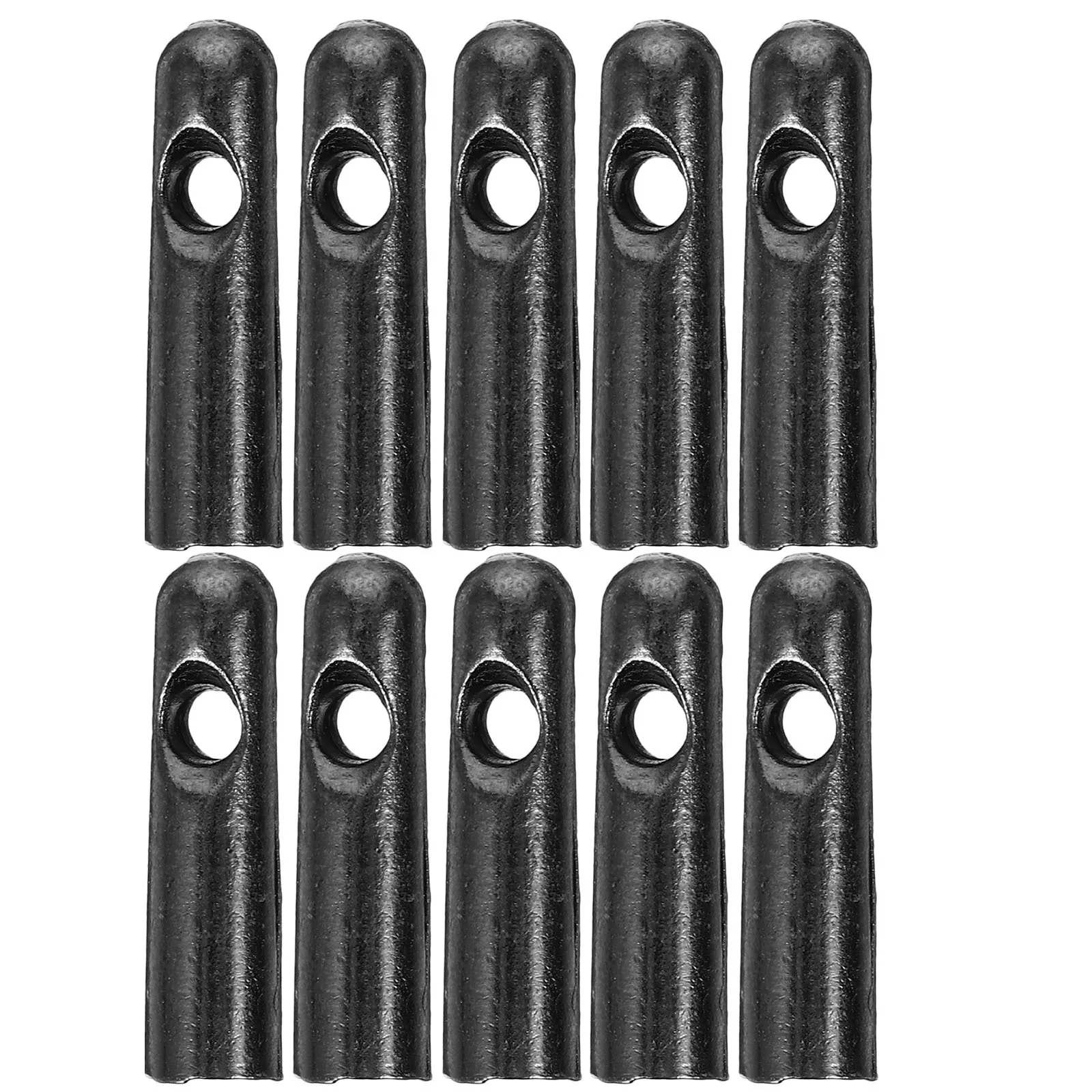 

10Pcs Folding Umbrella Tail Beads Metal Bone Covers Replacement Repairing Supplies for Umbrella Anti-Wear Small Beads
