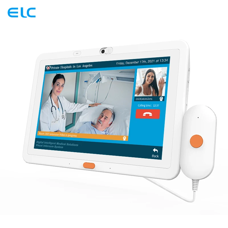 WH1012T Android Business Tablet PC New Medical Hospital Patient Bed Wall Mounted Digital Signage Display CPU RK3288
