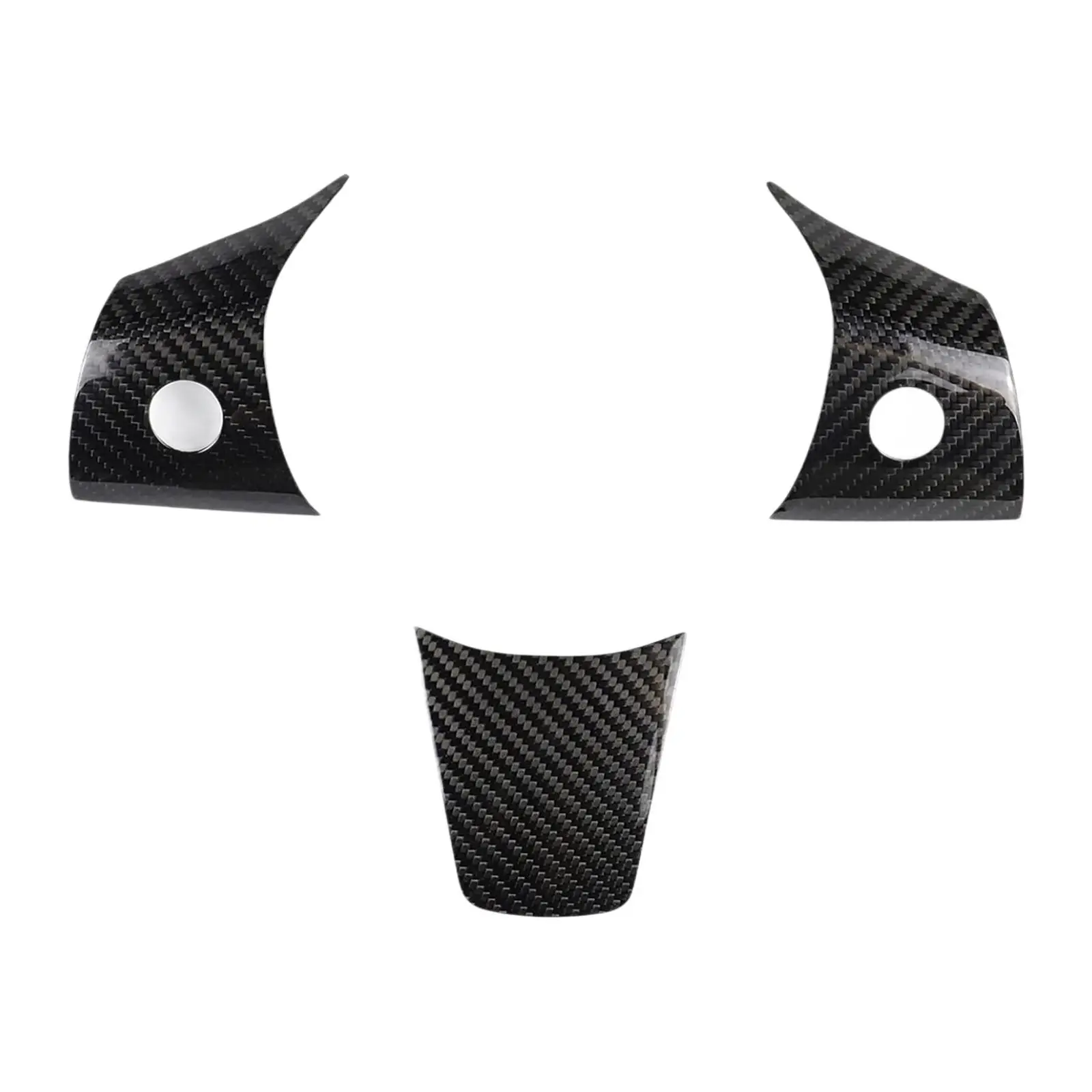 Steering Wheel Cover Wrap Cap Spare Parts Easy to Install Professional Frame Steering Wheel Panel Decor for Tesla Model Y/3