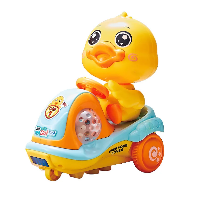 

Children's Electric Toys Gimbal With Lights Music Rocking Cartoon Cute Duckling 360° Rotating Stunt Toy Car Kids Birthday Gifts