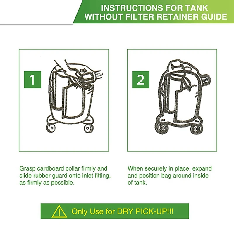 M14K-20 Pack VF2005 Collection Фильтр-мешки для магазина-Vac 9066200   10-14 галлонов Тип F + Тип I, замена детали 90662 и 90672