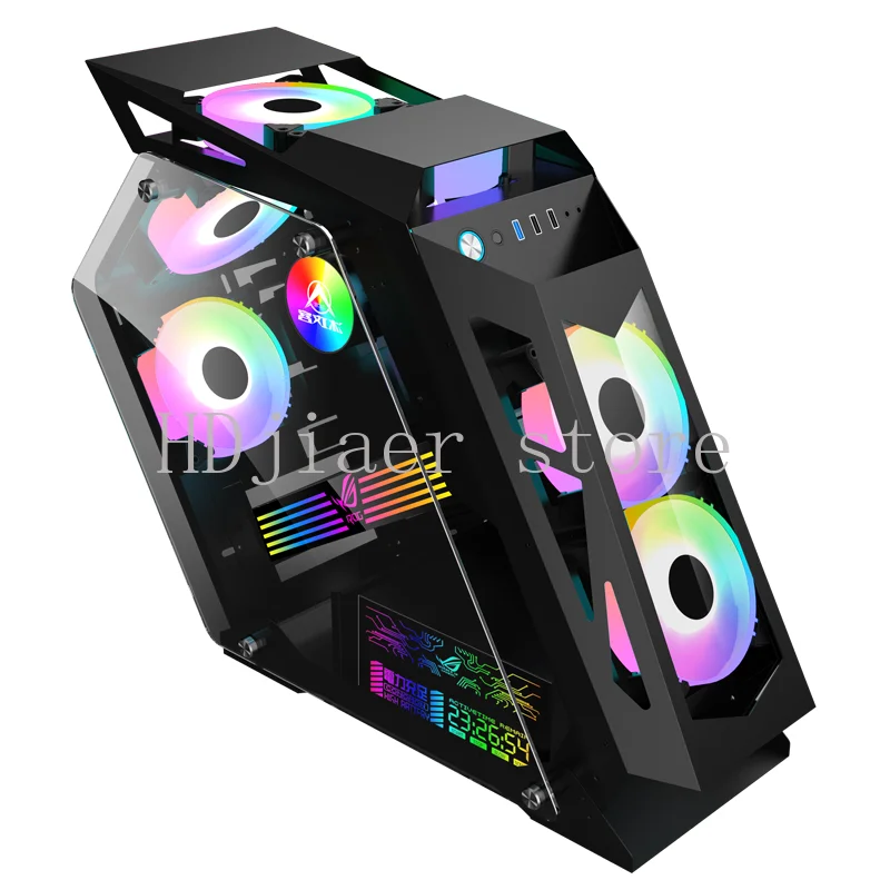

High-end Special-shaped Game Water-cooled Chassis, Small Coffee and Big Coffee K God E-sports Chassis