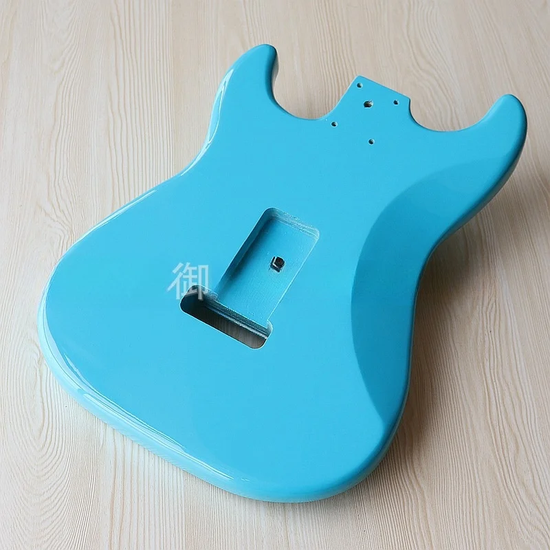 Electric Guitar Body DIY Electric Guitar Body Bright Surfing Green Guitar Assembly Modified Instrument Accessories