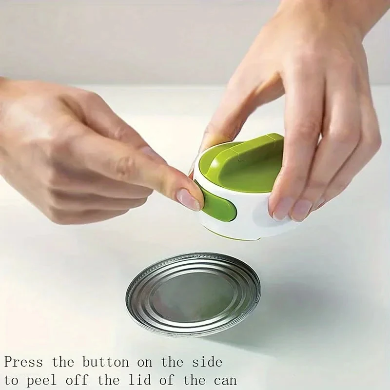 Portable Manual Can Opener Beer Can-do Compact Mini Can Opener Kitchen Gadgets Tool Easy Twist Release Safety Open Jar view 6