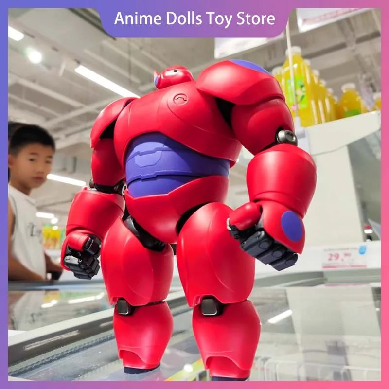 

Genuine Big Hero 6 Baymax Series Action Figure Assembled Model Toy Baymax 18cm Assembled Joint Mobility Decor Collection Gift