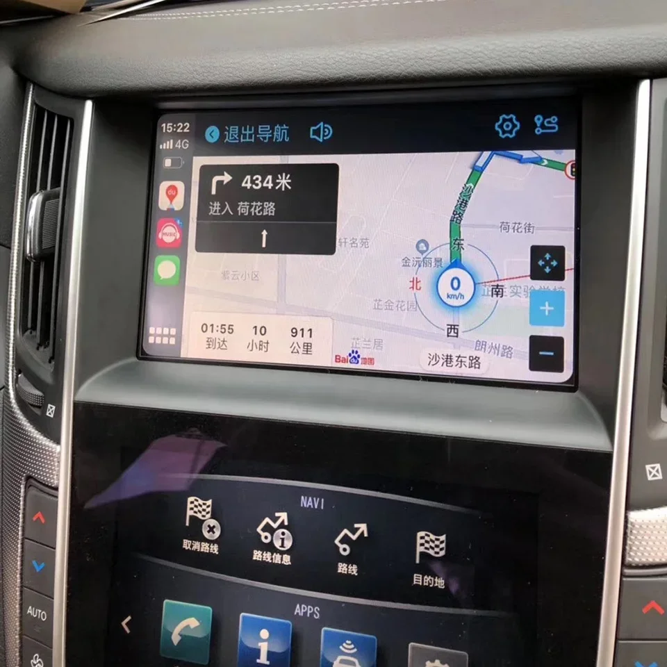 2026 AZTON أندرويد مرآة ربط Airplay CarPlay أندرويد السيارات التحديثية لإنفينيتي Q50 Q60 Q50L QX50 سيارة OEM شاشة مزدوجة