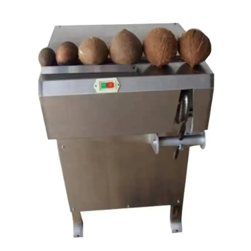 2026 Industrial Coconut Dehusking Machine Motor Driven Brown Husk Remover Competitive Price Lab Equipment