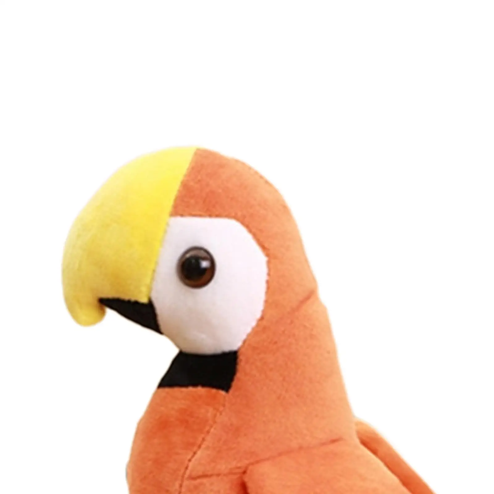 Figura de loro de peluche de dibujos animados, pájaro de juguete, Animal relleno para recuerdos de fiesta