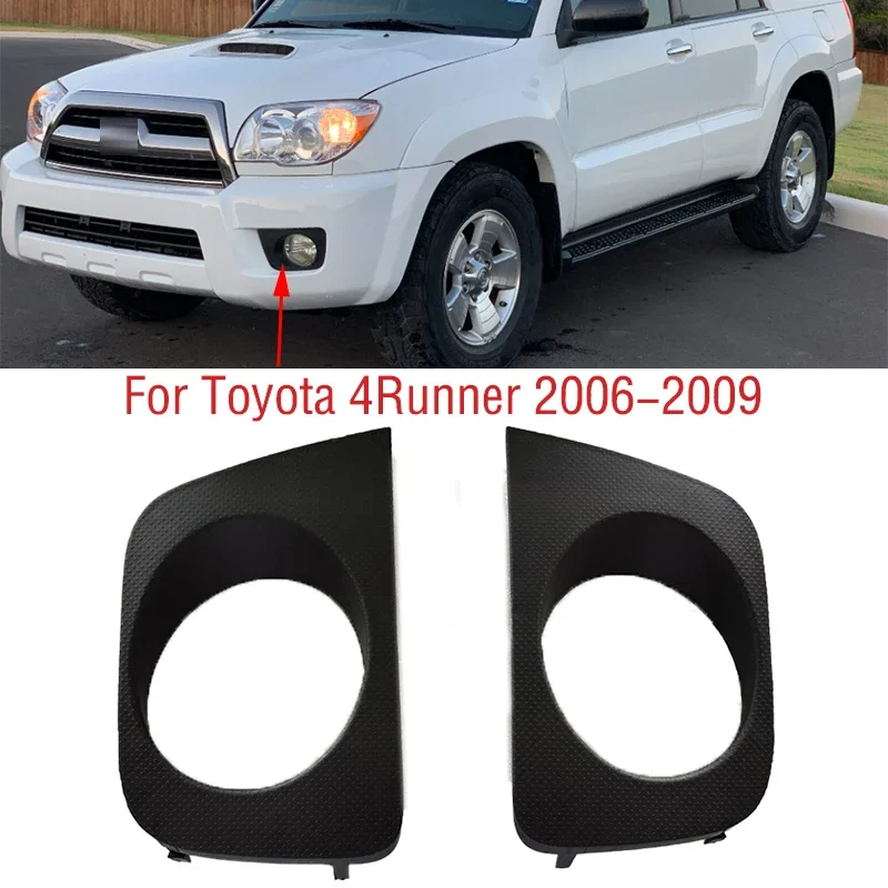 

Car Front Bumper Fog Light Lamp Frame Cover Foglights Foglamp Trim Cap Hood For Toyota 4 Runner 4Runner 2006 2007 2008 2009