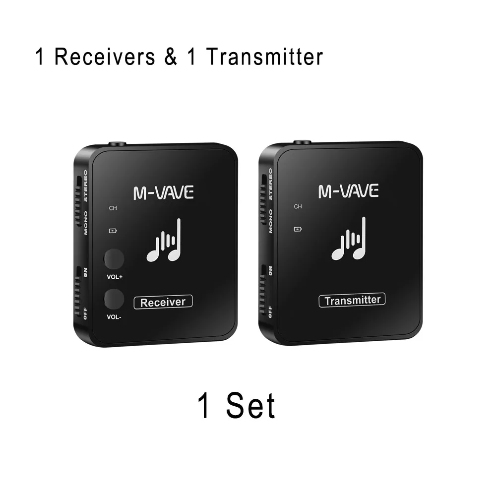 M-Wave Wp-10 2.4G Draadloze Hoofdtelefoon Oortelefoon Monitor Draadloos Systeem Oortelefoon Zender Ontvanger Streaming Voor Stereo M8 - afbeelding 1
