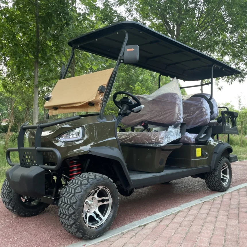 Wholesale Color Logo Custom Club Car Gas Or Battery Powered  High NewTech New Energy Electric Golf Cart