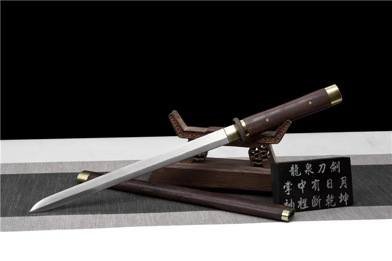 Imagem -05 - Espada de Aço Real Medieval Warrior Battle Weapon Sharp Samurai Sword Aço Damasco Dobrado 608 Padrão Katana Aço 62cm