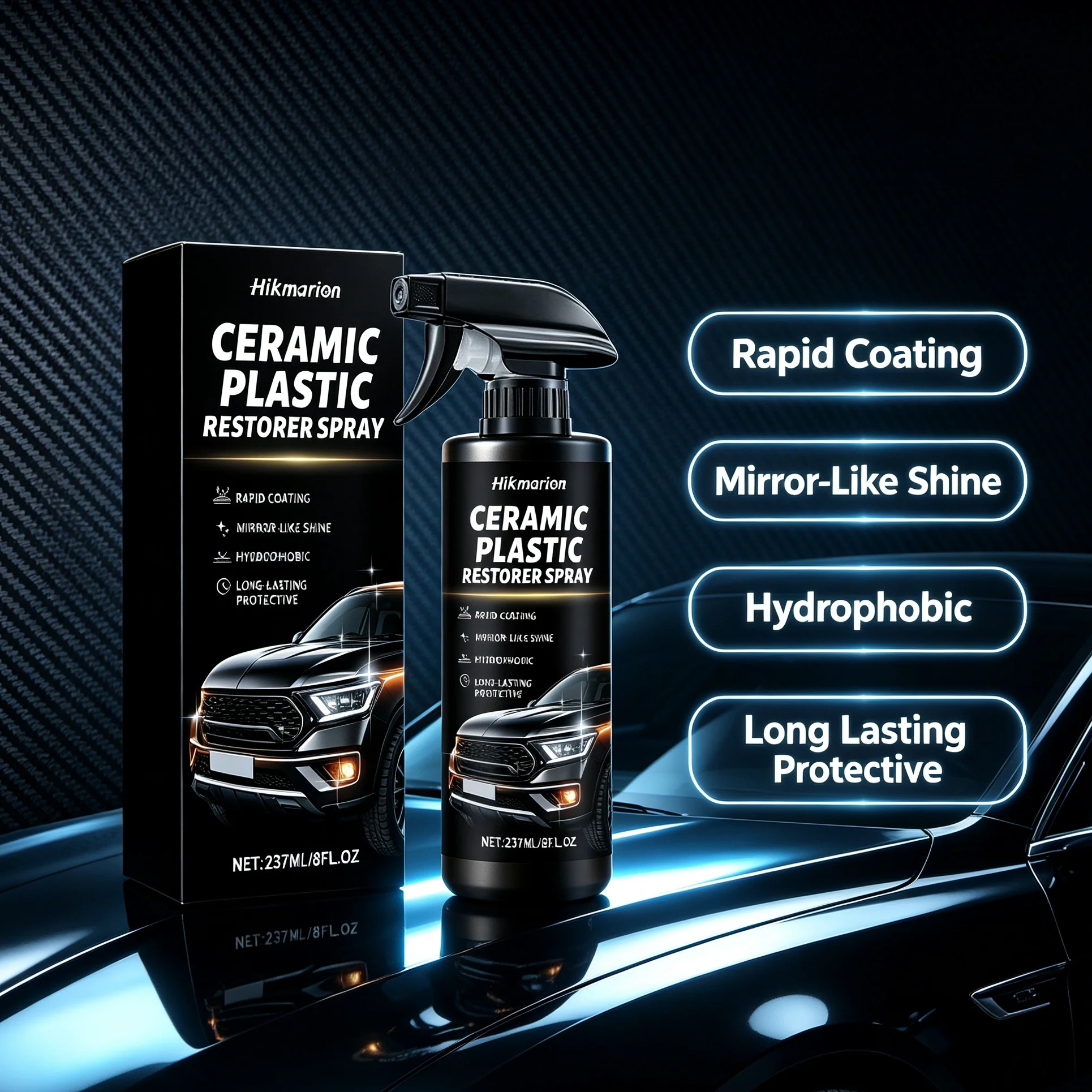 Nano Liquid Coating - 3 In 1 Car Ceramic Coating
