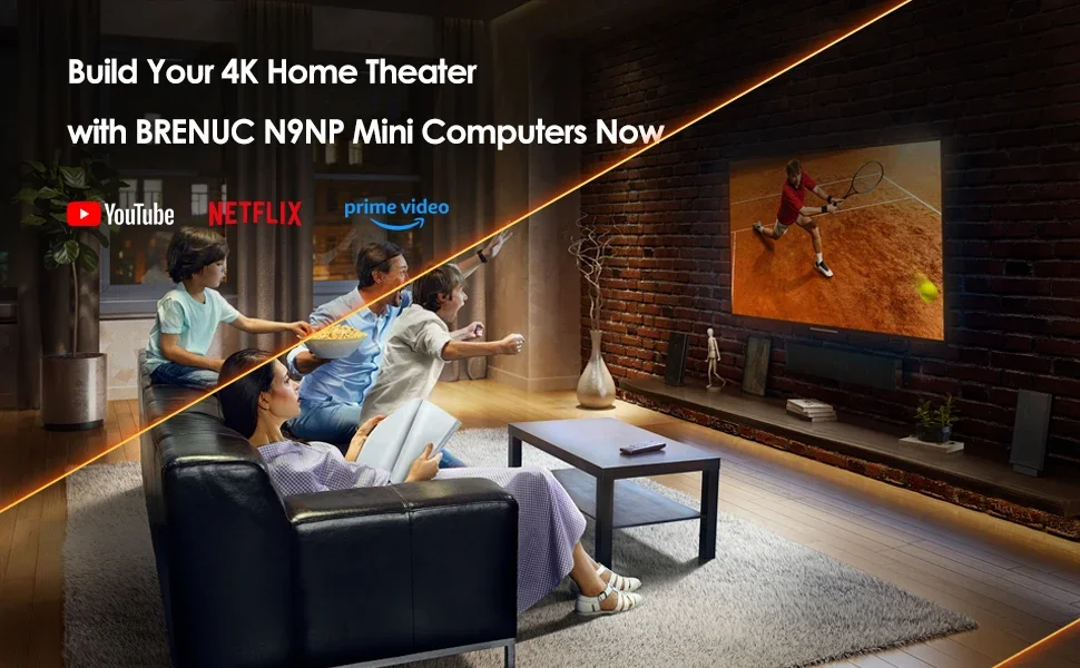 SZBOX M9N N305 Mini-pc i3-N305 DDR4 3200 GHz 2280 NVME SSD Windows 11 Pro Dual LAN 4K Triple Display USB 3.2 Desktopcomputer