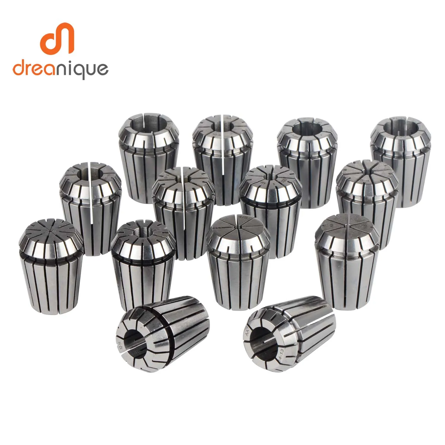 Dreanique 1pc 0.005mm Spindle Milling Collet ER11 ER16 ER20 ER25 Spring Chuck for CNC Milling Lathe Tool Holder Milling Chuck