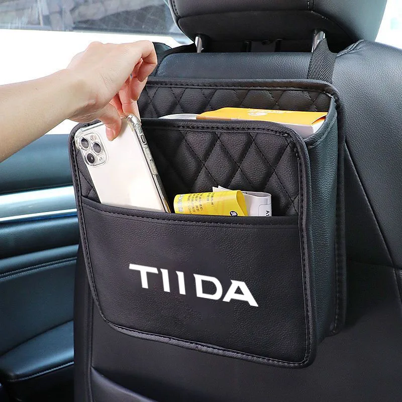 Auto Seat Back Multi-Pocket Hanging Organizer Collector Storage For Nissan Tiida Car Accessories Protectors for Trip Kids Travel