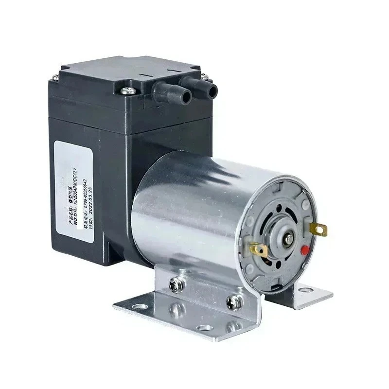 DC12V/24V 12L/min Mini Diaphragm Vacuum Pump Positive Negative Pressure Suction Inflation Small Air Pump